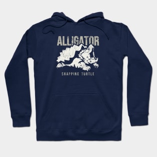 Alligator snapping turtle, reptiles lovers Hoodie